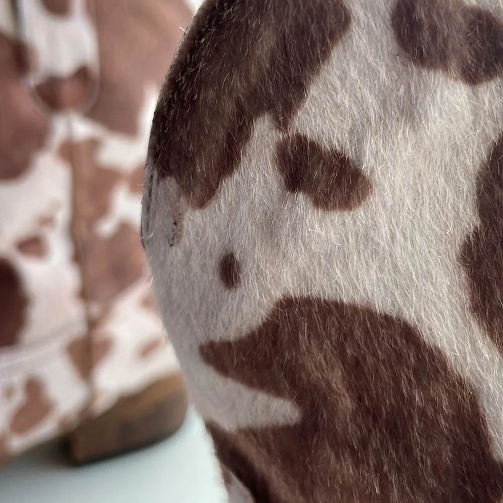 Roper cowhide pattern size 7 boots - Picture 9 of 12